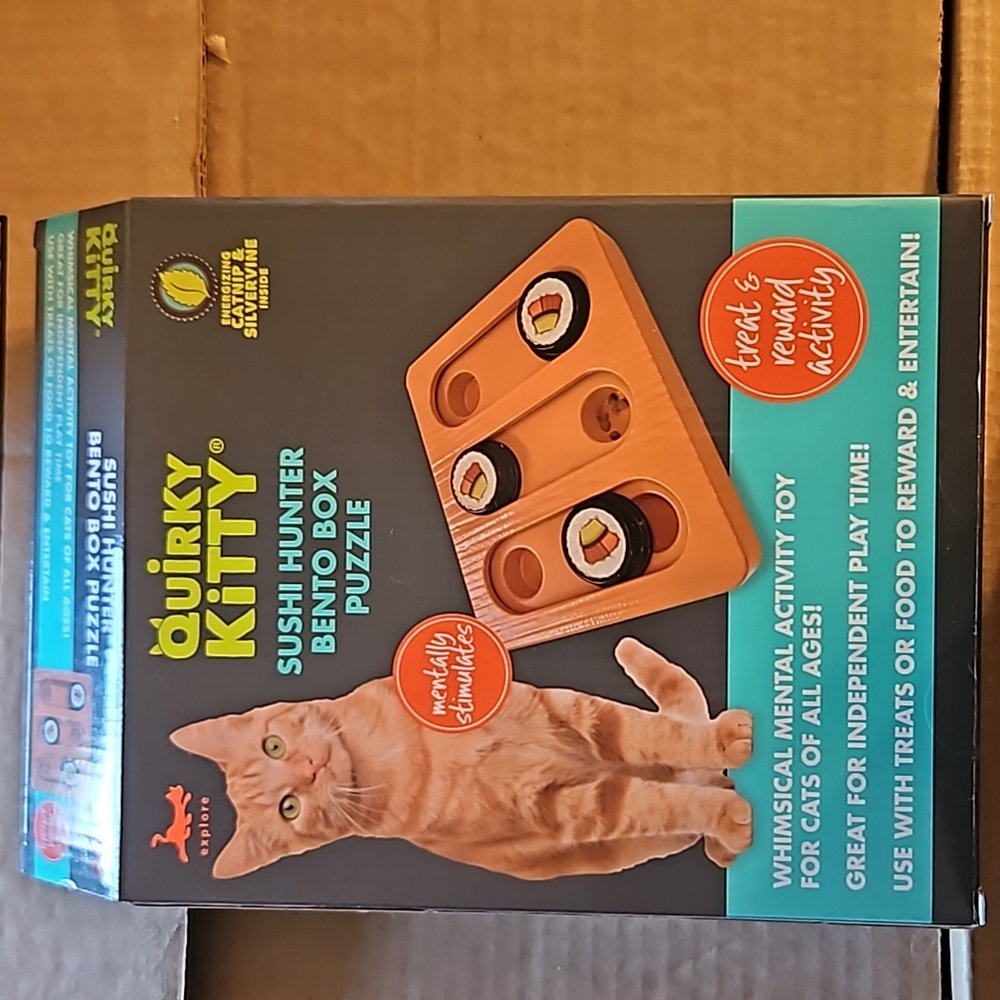 Puzzle for a cat quirky kitty brand